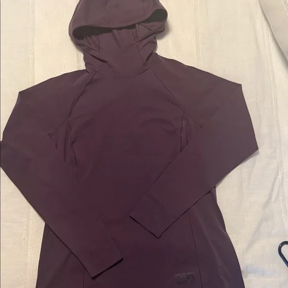 Mountain Hardwear Deep Purple Hooded Top - Picture 1 of 3